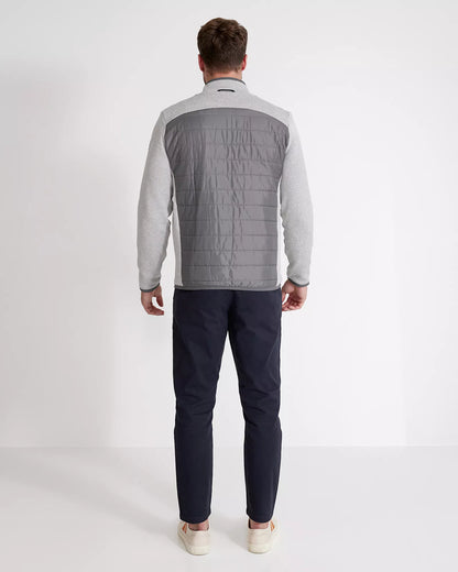 Peder Knitted Windproof Jacket, Light Grey