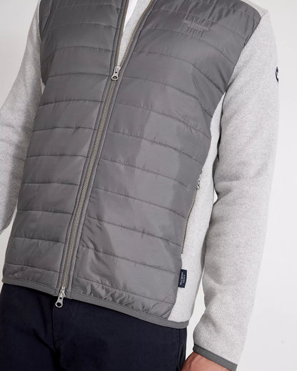 Peder Knitted Windproof Jacket, Light Grey