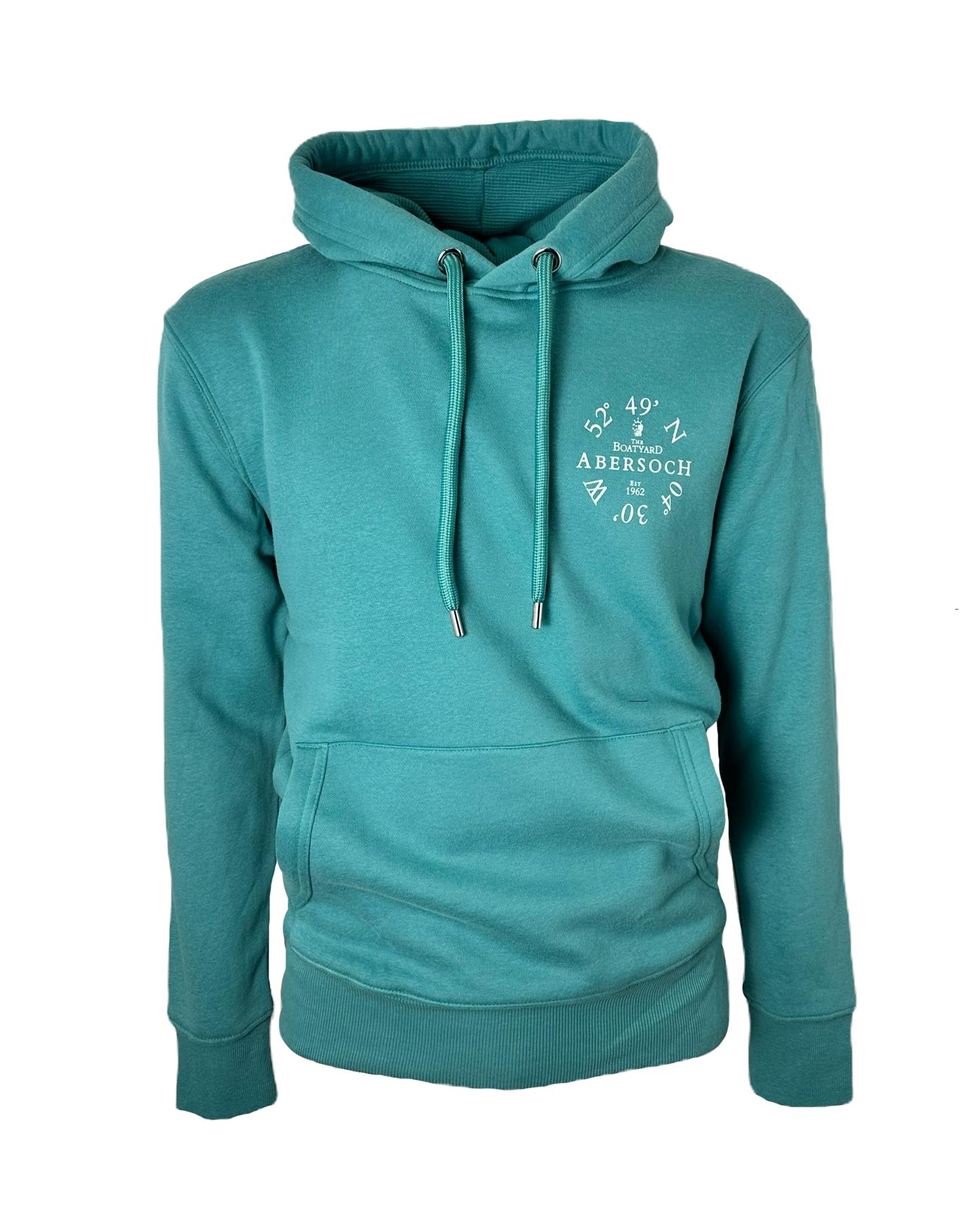 Organic Cotton Ocean Co-ord Design Hoodie, Teal