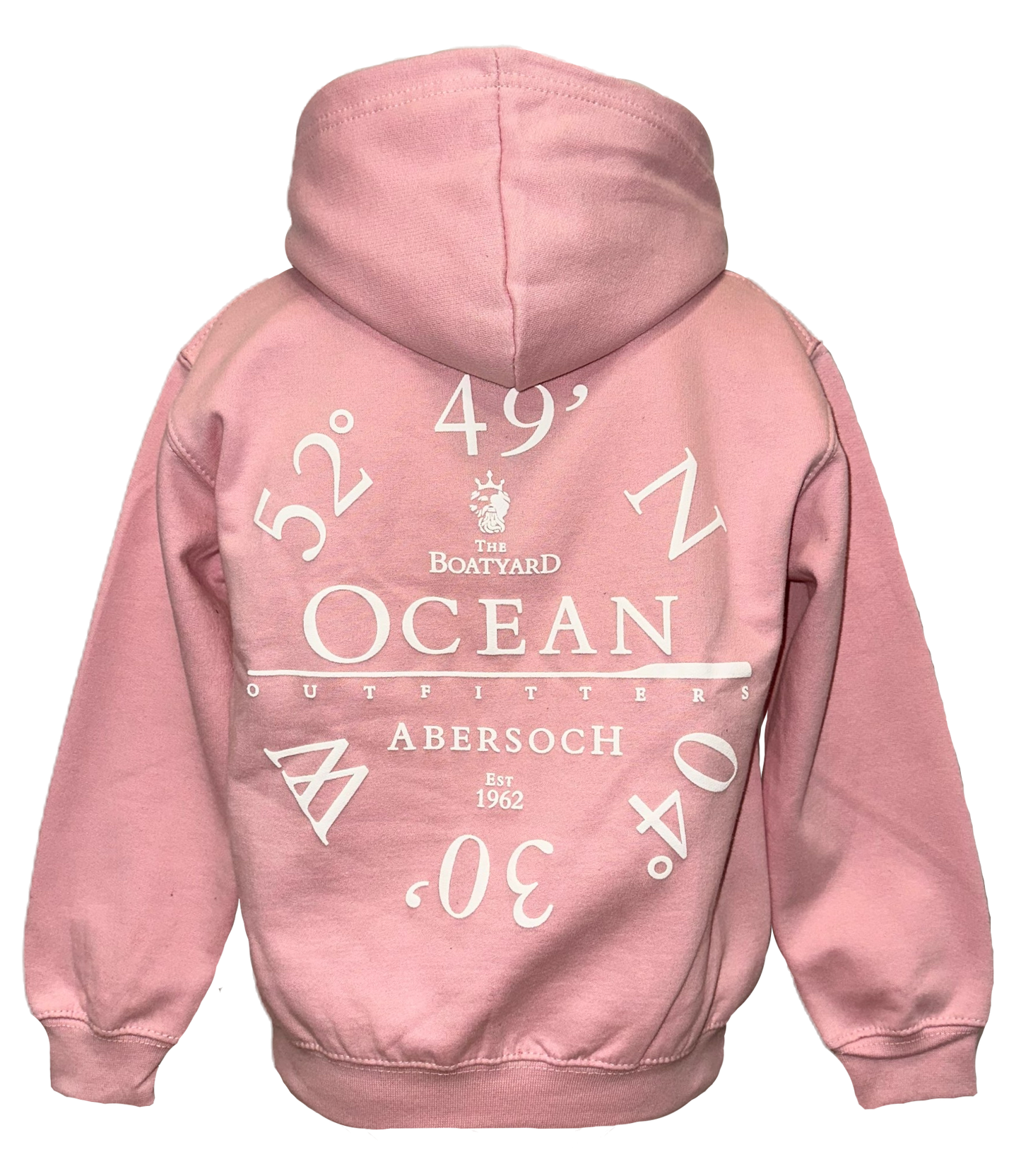 Ocean Co-Ord Design Hoodie, Pinc
