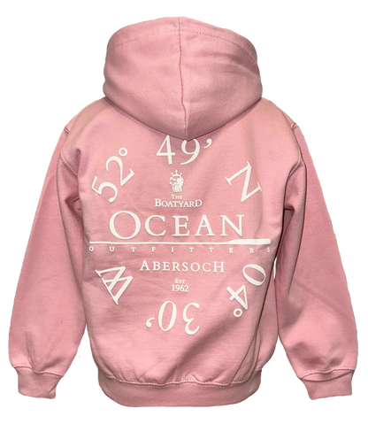 Ocean Co-Ord Design Hoodie, Pinc