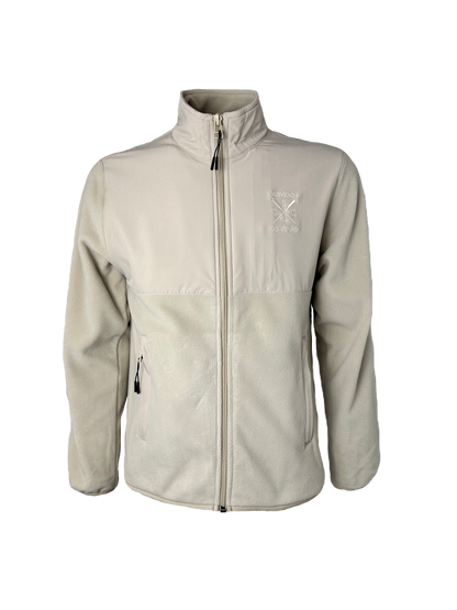 Full Zip Fleece, Cream
