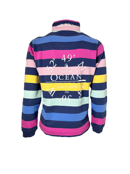 Lazy Jacks Ocean Co-Ord Design 1/4 Zip Sweatshirt, Multi
