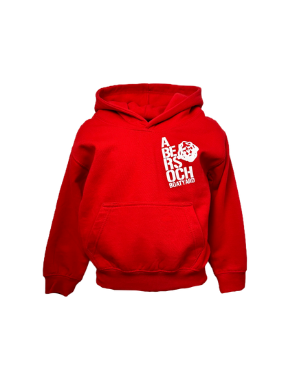 Hoodie Dylunio Jac yr Undeb, Coch
