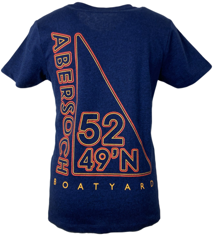 Sail Design Kids T-Shirt, Navy