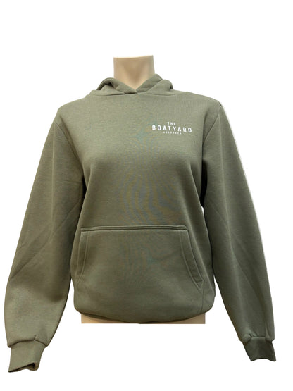 Abersoch Back Print Hoodie, Sage