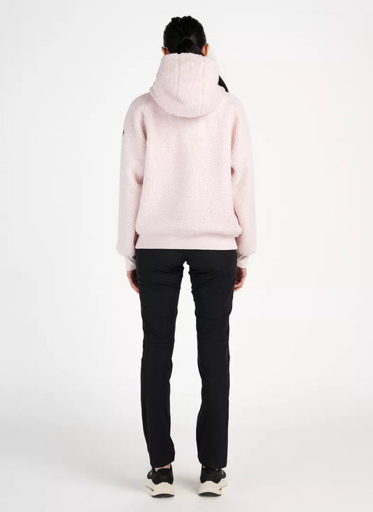 W Alpage Zip Hood- Soft Pink