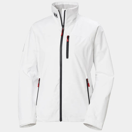 Helly Hansen Womens Crew Midlayer Hooded Jacket, White
