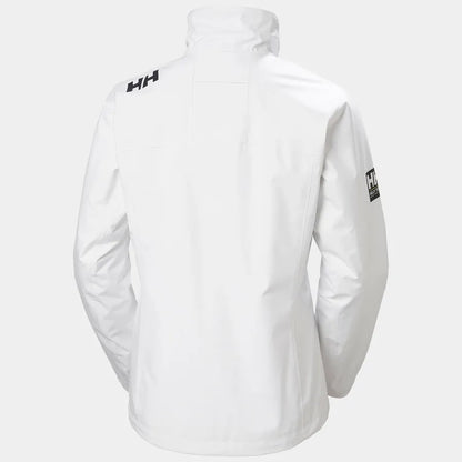 Helly Hansen Criw Merched Siaced gyda chwfl canol haen, Gwyn