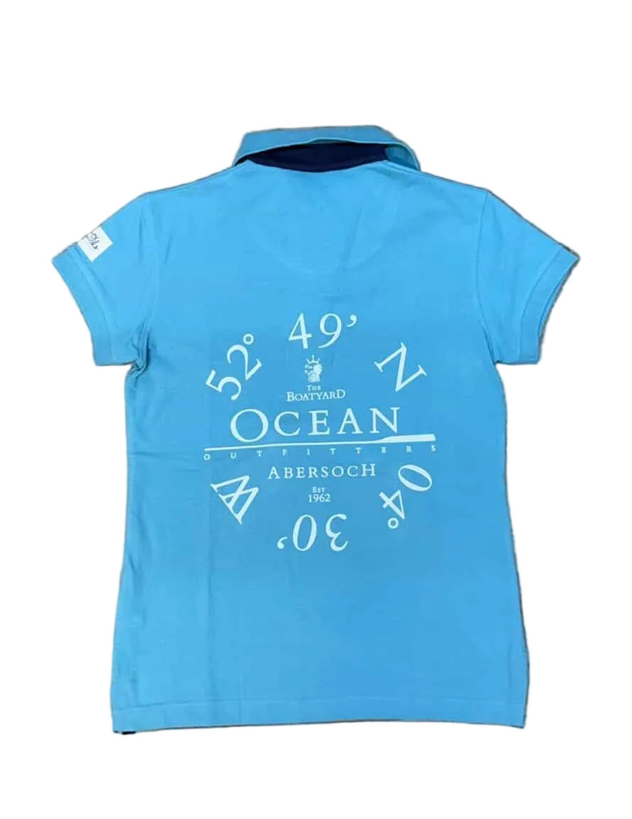 Lazy Jacks Ocean Co-Ord Design Polo, Spearmint