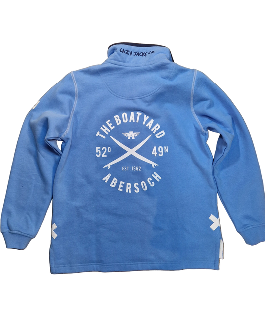 Lazy Jacks Crossed Surf Design Sweatshirt, Blue