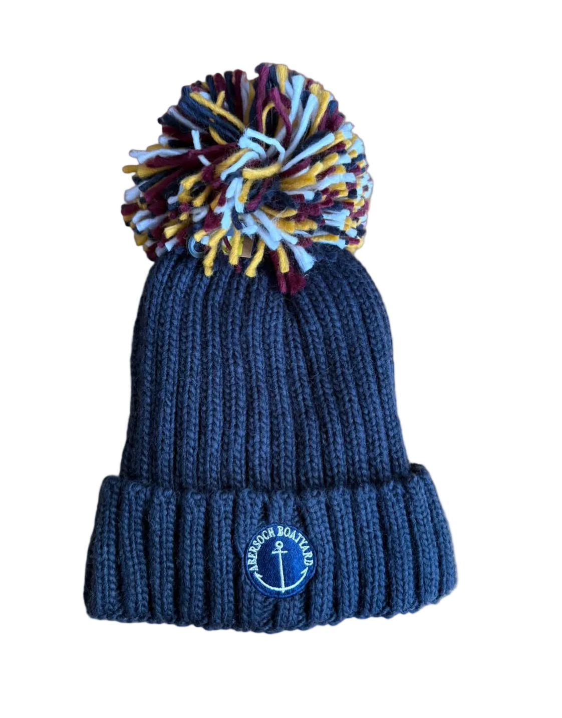 Het Bobble â leinin cnu, streipen binc