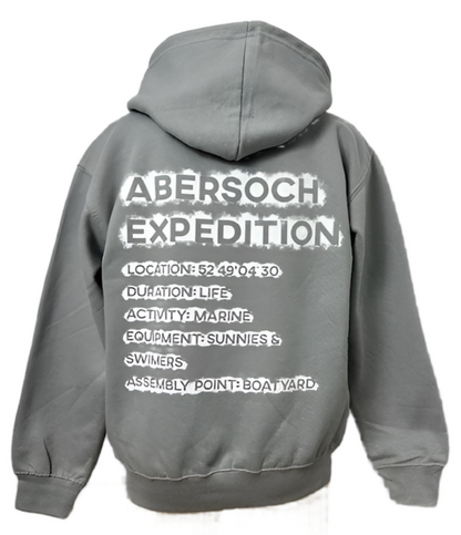 Abersoch Expedition Design Hoodie, Grey