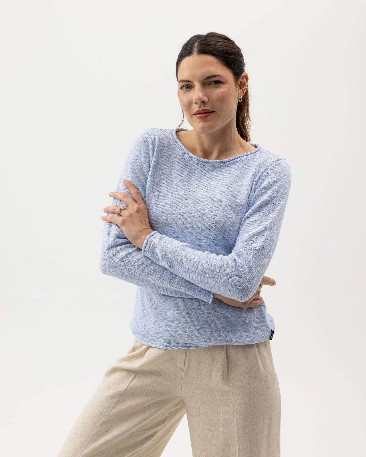 Holebrook Juni Boatneck Oxford Blue