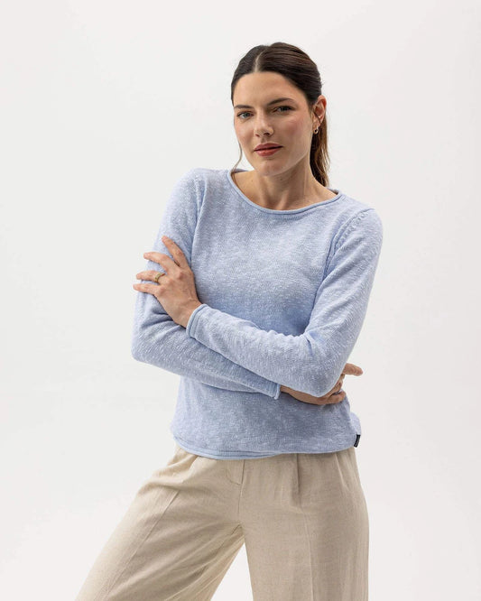 Holebrook Juni Boatneck Oxford Blue