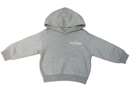 Kids Abersoch Back Print Hoodie, Grey