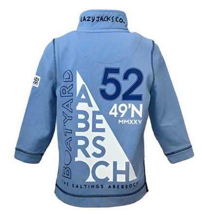Lazy Jacks Pique 1/4 Zip Sweatshirt, Sky