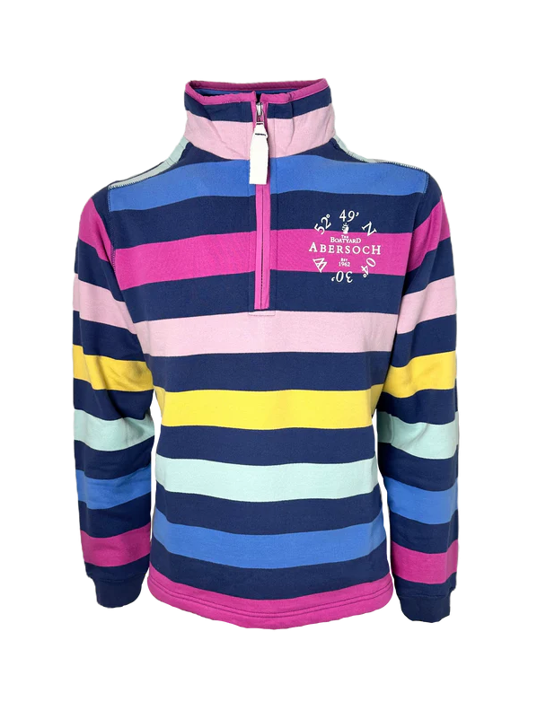 Lazy Jacks Ocean Co-Ord Design 1/4 Zip Sweatshirt, Multi