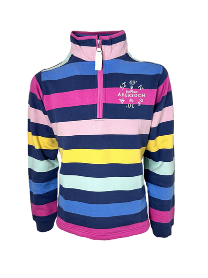 Lazy Jacks Ocean Co-Ord Design 1/4 Zip Sweatshirt, Multi