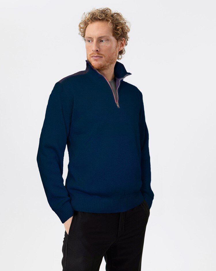 Martin 1/4 Zip Windproof, Navy