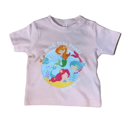 Baby Mermaid T-shirt, Pink