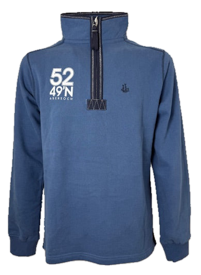 Lazy Jacks Sail Design 1/4 Zip Sweatshirt, Storm