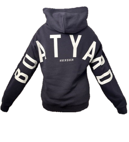 MEN'S Boatyard Back Print Hoodie, Navy