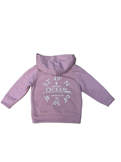 Ocean Co-Ord Design Baby Hoodie, Pink