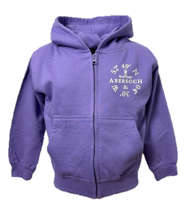 Ocean Co-ord Design Full Zip Hoodie, Purple