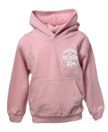Salt Water Tribe Design Hoodie, Pink
