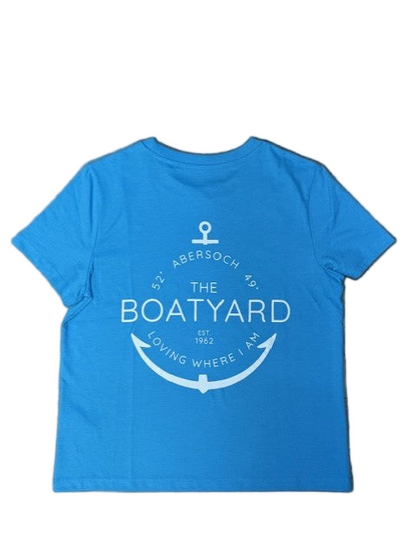 Anchor T-shirt, Turquoise