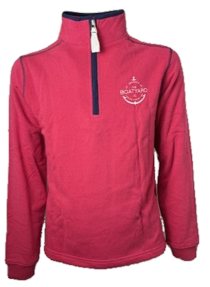 Lazy Jacks Anchor Design Sweatshirt, Cherry