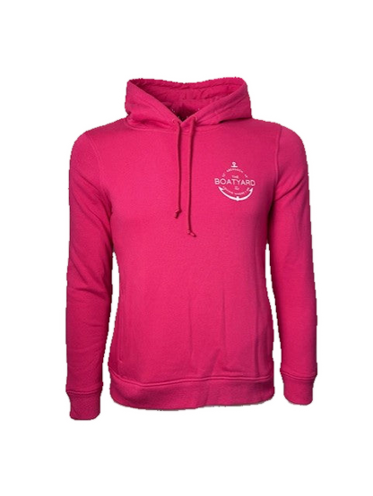 Anchor Design Hoodie, Fuschia