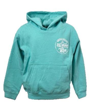 Salt Water Tribe Design Hoodie, Mint