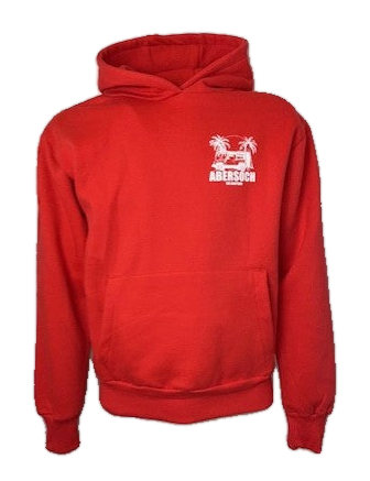 Sun Rover Design Hoodie, Red