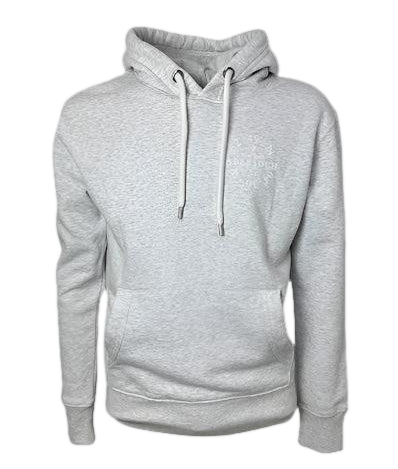 Organic Cotton Ocean Co-Ord Design Hoodie, Ash