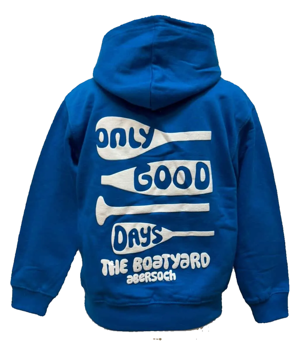 Only Good Days Design Hoodie, Bright Blue