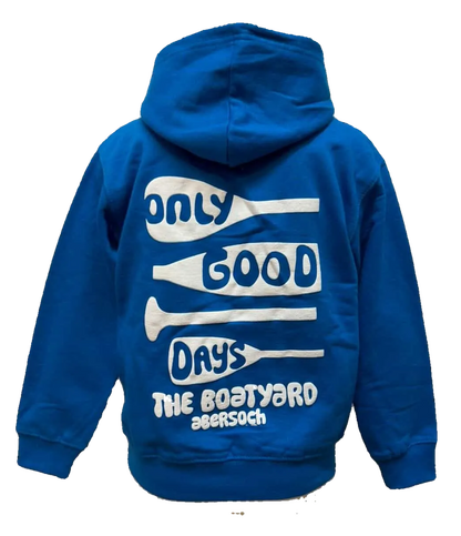 Only Good Days Design Hoodie, Bright Blue