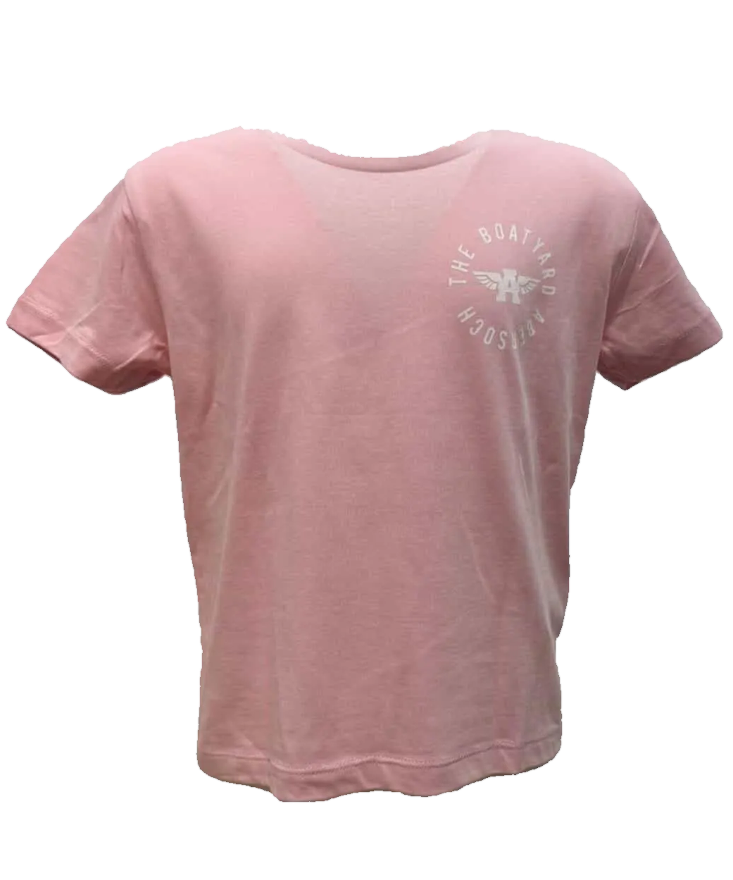 Crossed Surf Design T-Shirt, Pink