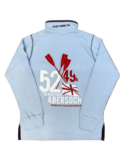 Lazy Jacks Pins Up Design  1/4 Sweatshirt, Sky