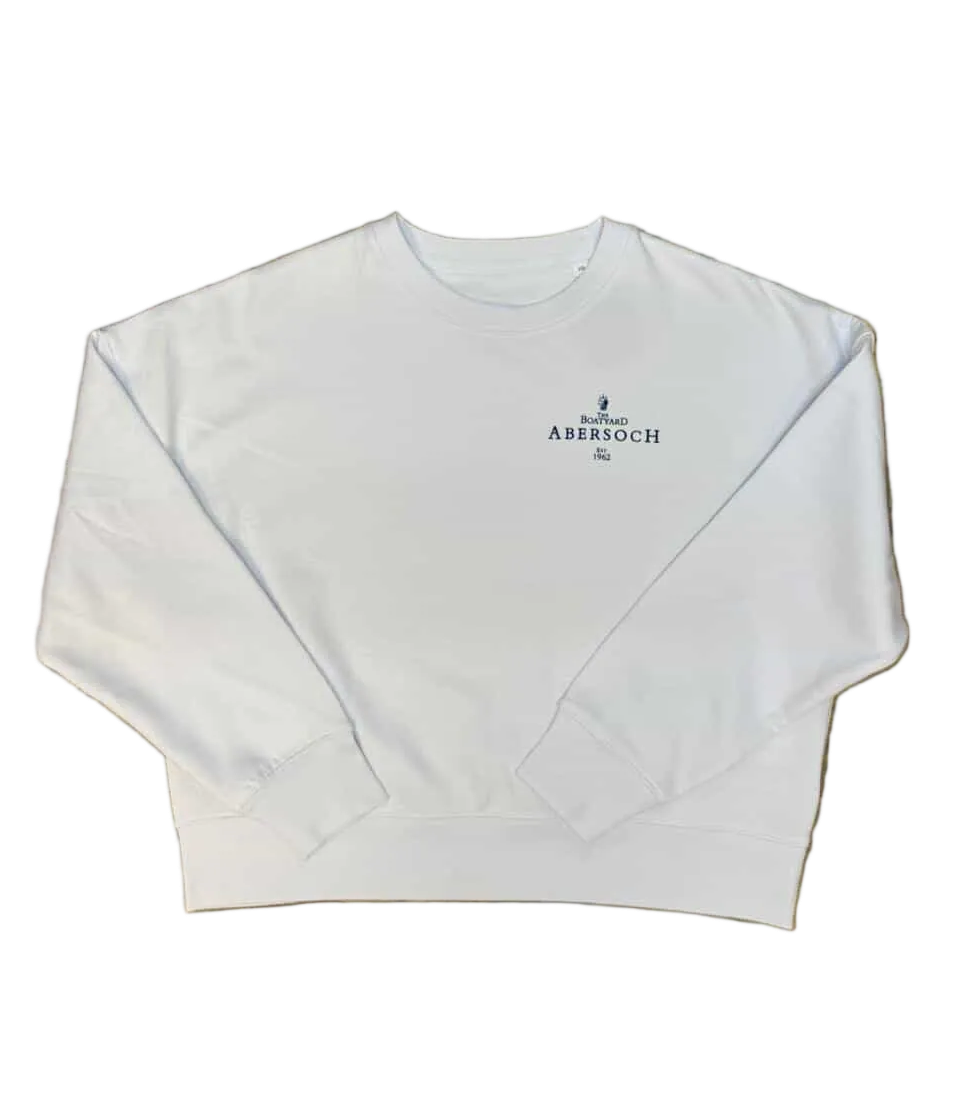 The Boatyard Sweatshirt, White