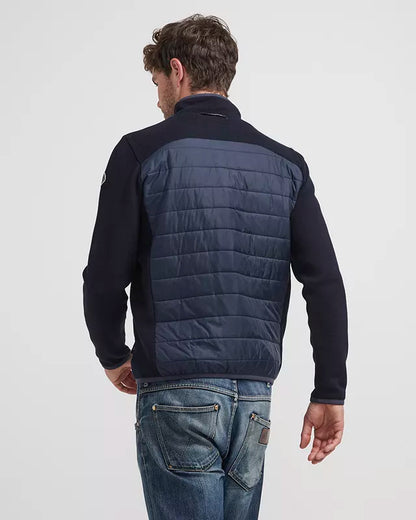 Peder Knitted Windproof Jacket, Navy