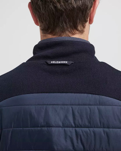 Peder Knitted Windproof Jacket, Navy