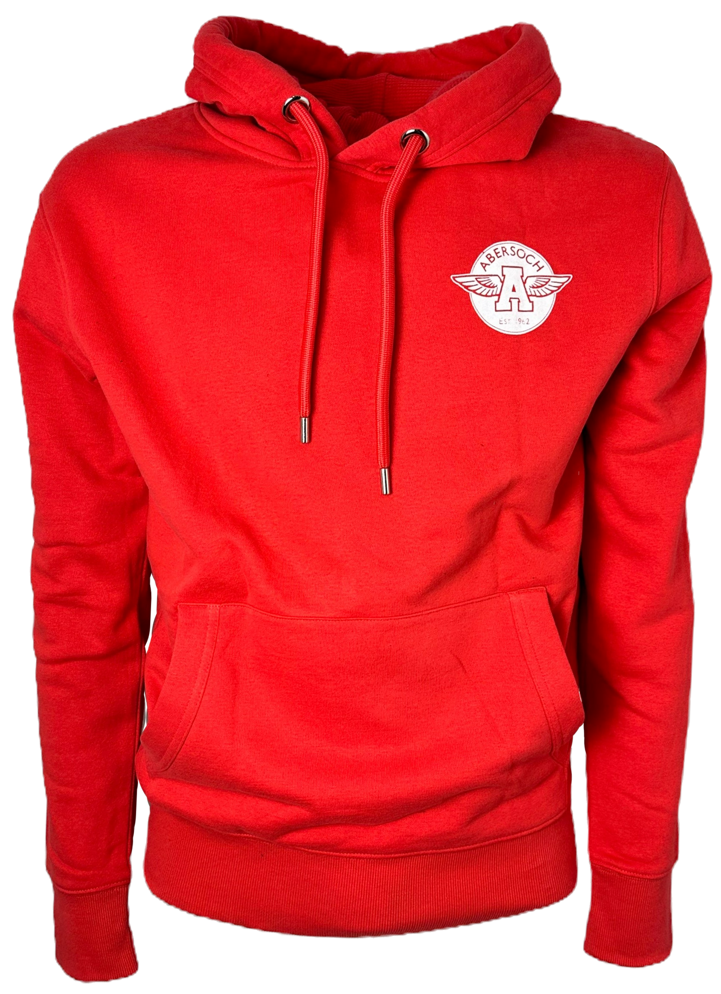 Organic Cotton Flying A Design Hoodie, Red