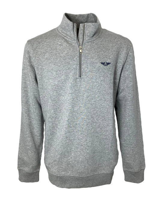 Cyd-drefniant Cefnfor Cotwm Organig Hoodie, Llwyd
