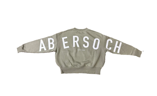 Abersoch Back Print Sweatshirt, Sage